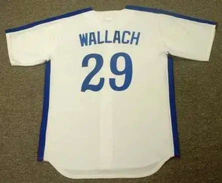 TIM WALLACH Montreal Expos 1982 Majestic Cooperstown Home Baseball Jersey 