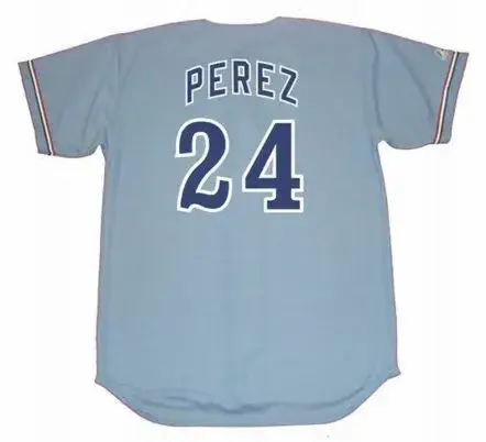 TONY PEREZ Montreal Expos 1978 Majestic Cooperstown Away Baseball Jersey 