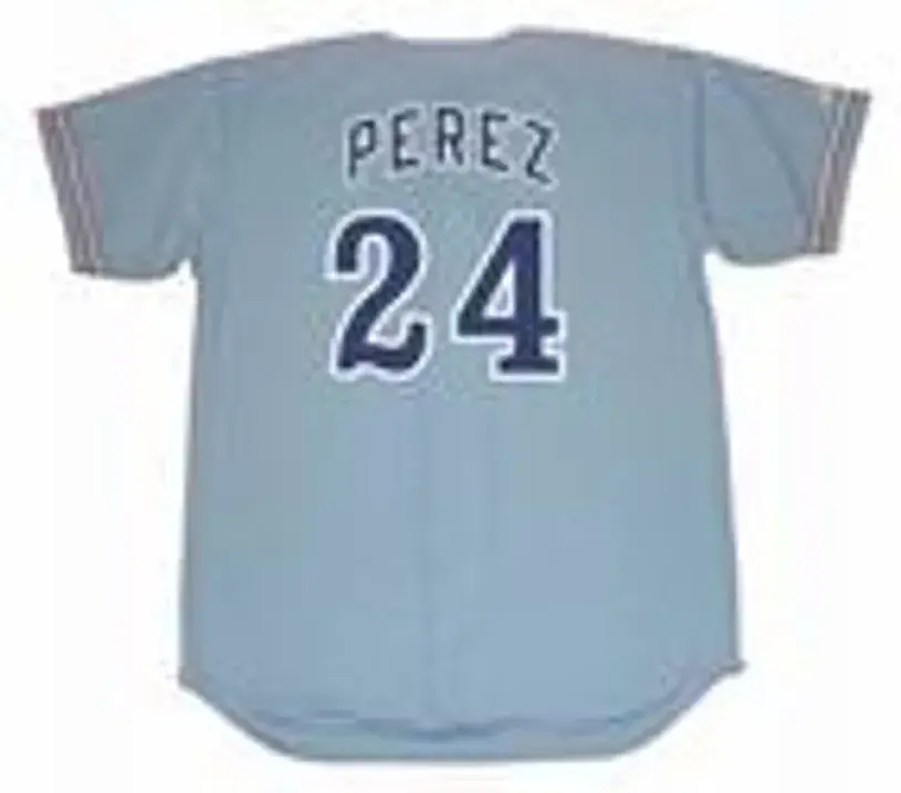 TONY PEREZ Montreal Expos 1978 Majestic Cooperstown Away Baseball Jersey 
