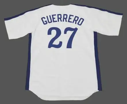 VLADIMIR GUERRERO Montreal Expos 1980’s Majestic Cooperstown Home Baseball Jersey 