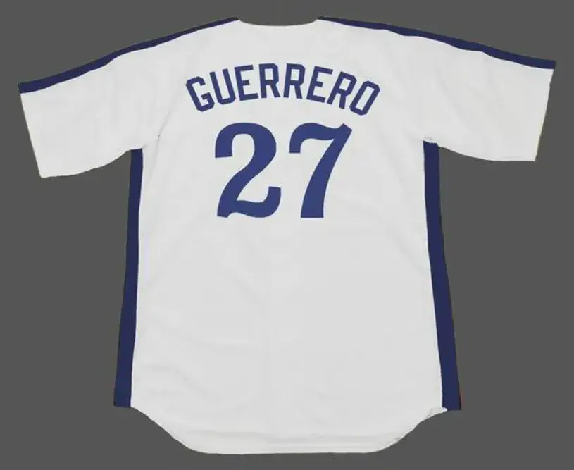 VLADIMIR GUERRERO Montreal Expos 1980’s Majestic Cooperstown Home Baseball Jersey 