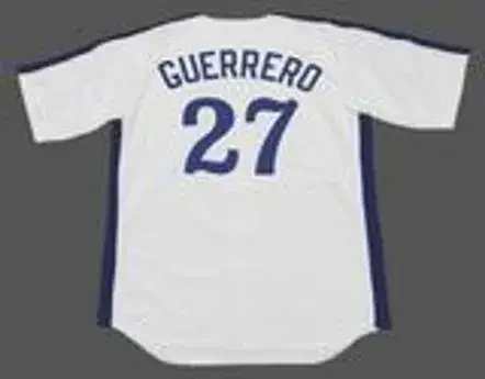 VLADIMIR GUERRERO Montreal Expos 1980’s Majestic Cooperstown Home Baseball Jersey 
