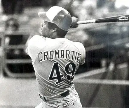 WARREN CROMARTIE Montreal Expos 1978 Majestic Cooperstown Away Baseball Jersey 
