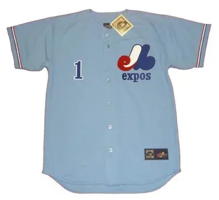 WILLIE DAVIS Montreal Expos 1974 Majestic Cooperstown Away Baseball Jersey 