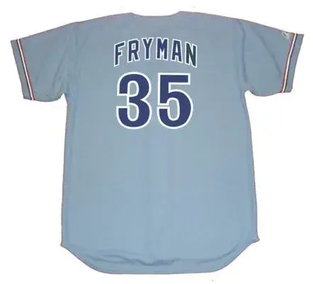 WOODIE FRYMAN Montreal Expos 1978 Majestic Cooperstown Away Baseball Jersey 