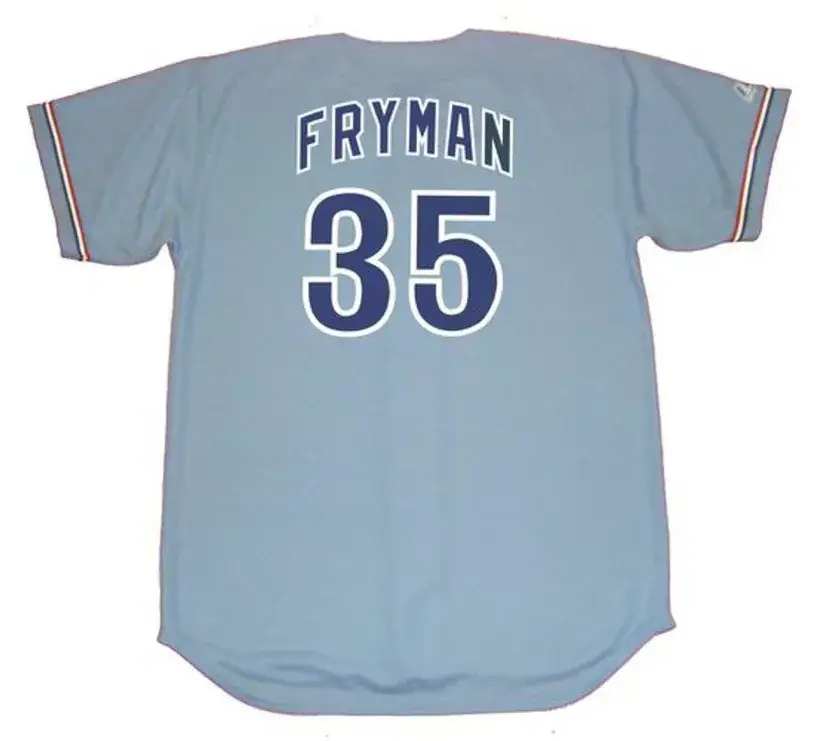 WOODIE FRYMAN Montreal Expos 1978 Majestic Cooperstown Away Baseball Jersey 