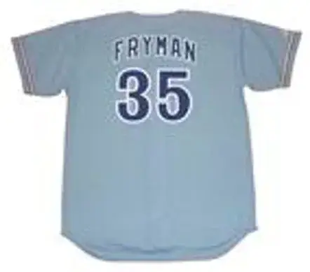 WOODIE FRYMAN Montreal Expos 1978 Majestic Cooperstown Away Baseball Jersey 