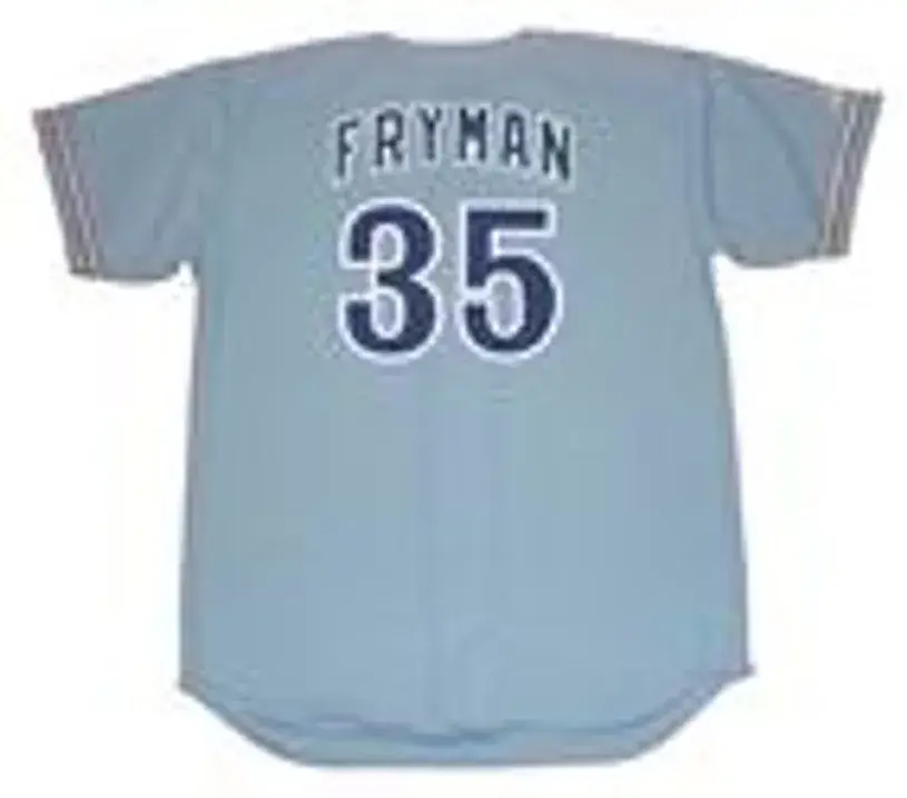 WOODIE FRYMAN Montreal Expos 1978 Majestic Cooperstown Away Baseball Jersey 