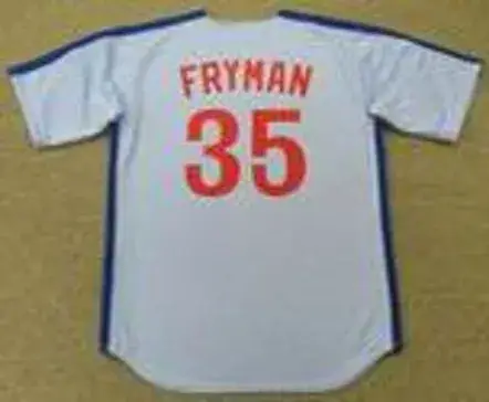 WOODIE FRYMAN Montreal Expos 1981 Majestic Cooperstown Away Baseball Jersey 