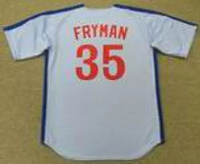 WOODIE FRYMAN Montreal Expos 1981 Majestic Cooperstown Away Baseball Jersey 