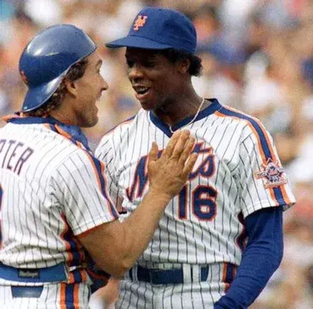 DWIGHT GOODEN New York Mets 1986 Majestic Cooperstown Home Baseball Jersey 