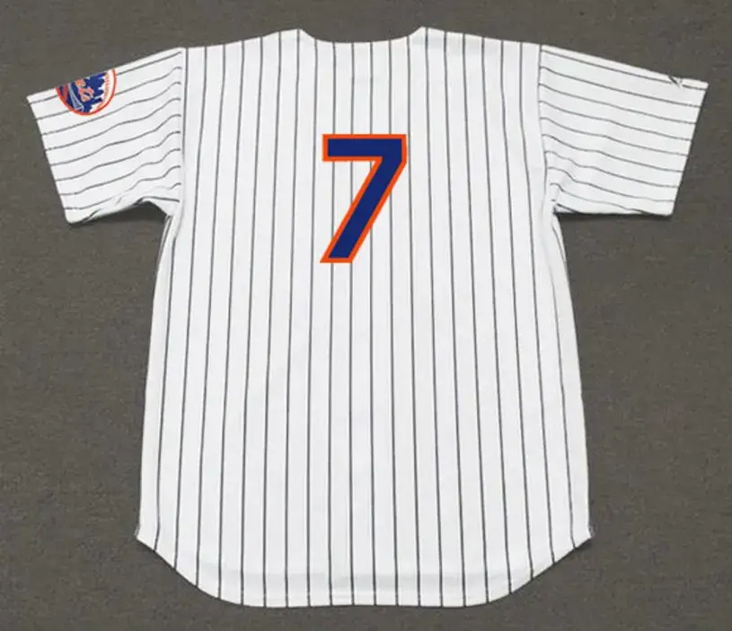 ED KRANEPOOL New York Mets 1969 Home Majestic Baseball Throwback Jersey 