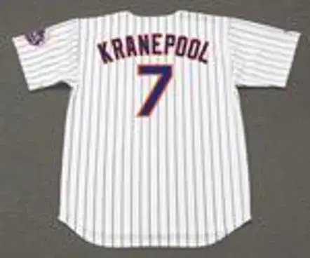 ED KRANEPOOL New York Mets 1969 Home Majestic Baseball Throwback Jersey 