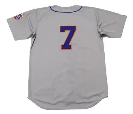 ED KRANEPOOL New York Mets 1973 Away Majestic Baseball Throwback Jersey 