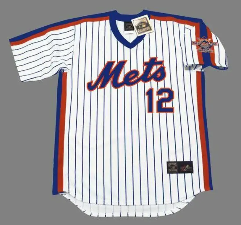 FRANCISCO LINDOR New York Mets 1986 Majestic Throwback Home Baseball Jersey