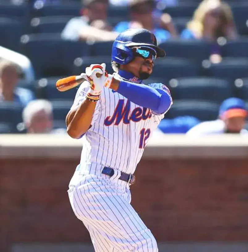 FRANCISCO LINDOR New York Mets 1986 Majestic Throwback Home Baseball Jersey 