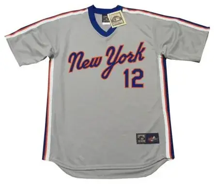 FRANCISCO LINDOR New York Mets 1987 Majestic Throwback Away Baseball Jersey