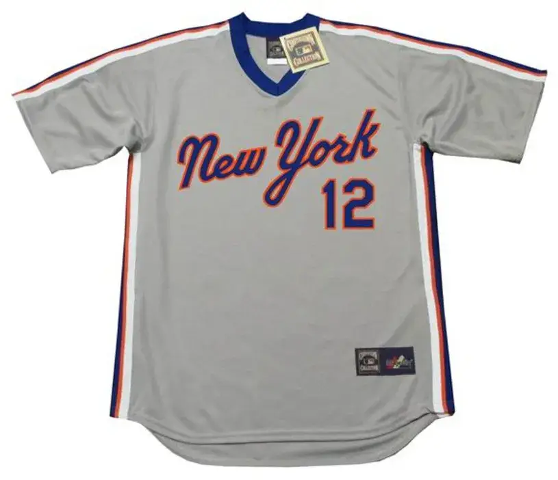 FRANCISCO LINDOR New York Mets 1987 Majestic Throwback Away Baseball Jersey