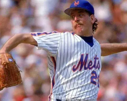 FRANK VIOLA New York Mets 1990 Majestic Cooperstown Home Baseball Jersey 