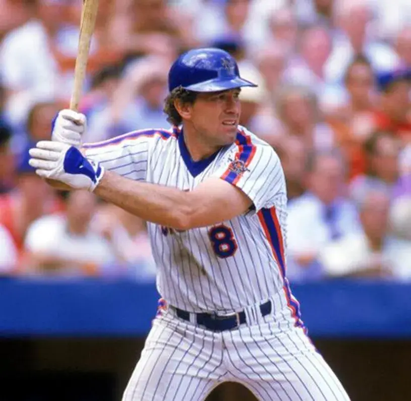 GARY CARTER New York Mets 1986 Majestic Throwback Home Baseball Jersey 