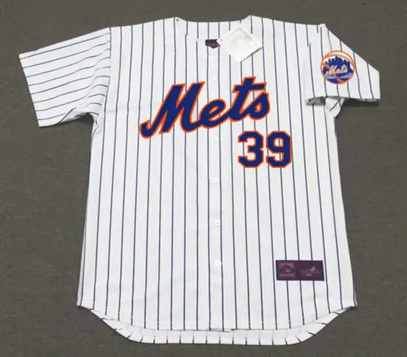 GARY GENTRY New York Mets 1969 Home Majestic Baseball Throwback Jersey