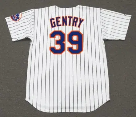 GARY GENTRY New York Mets 1969 Home Majestic Baseball Throwback Jersey 