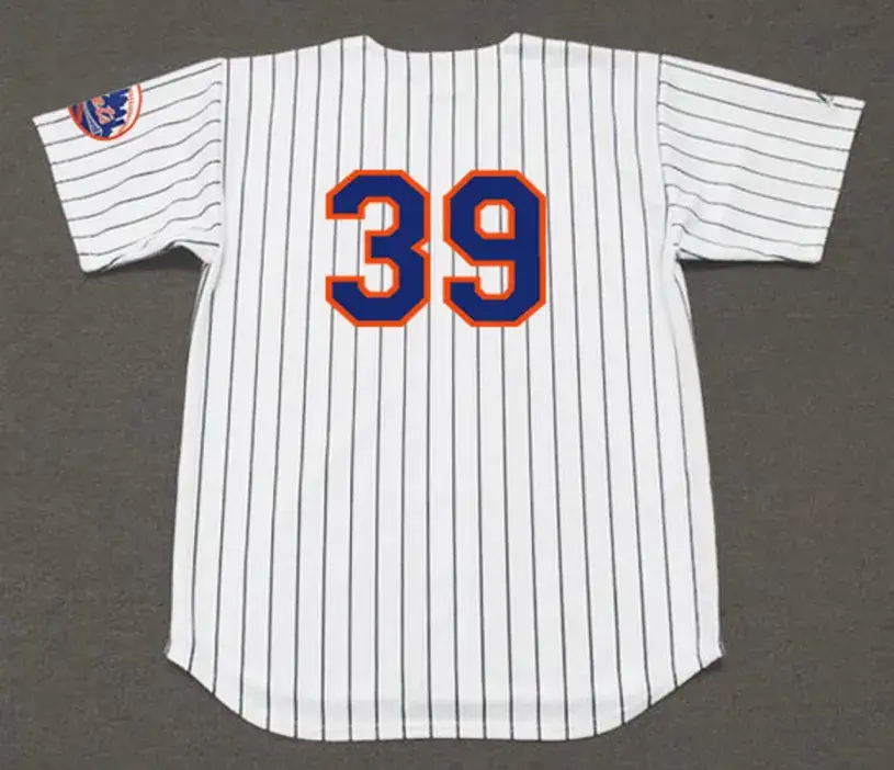 GARY GENTRY New York Mets 1969 Home Majestic Baseball Throwback Jersey 