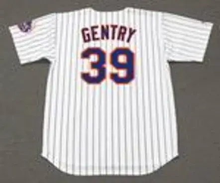 GARY GENTRY New York Mets 1969 Home Majestic Baseball Throwback Jersey 