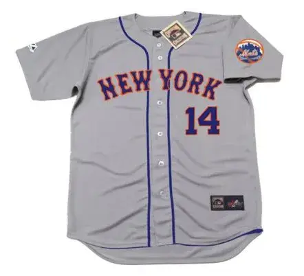 GIL HODGES New York Mets 1962 Away Majestic Baseball Throwback Jersey