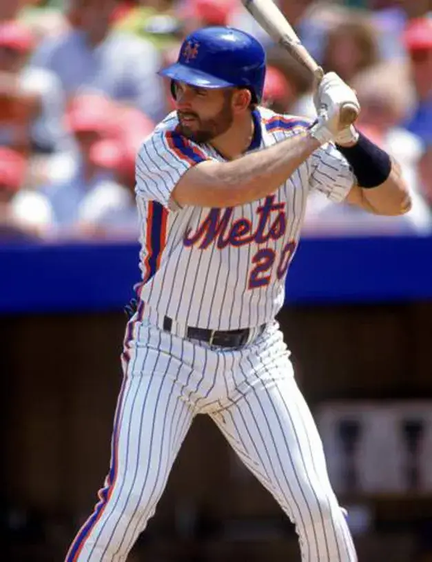 HOWARD JOHNSON New York Mets 1986 Majestic Throwback Home Baseball Jersey 