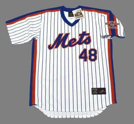 JACOB deGROM New York Mets 1986 Majestic Throwback Home Baseball Jersey
