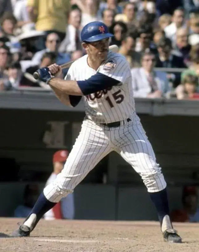 JERRY GROTE New York Mets 1969 Home Majestic Baseball Throwback Jersey 