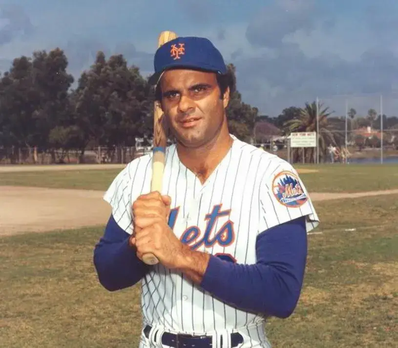 JOE TORRE New York Mets 1975 Home Majestic Throwback Baseball Jersey 