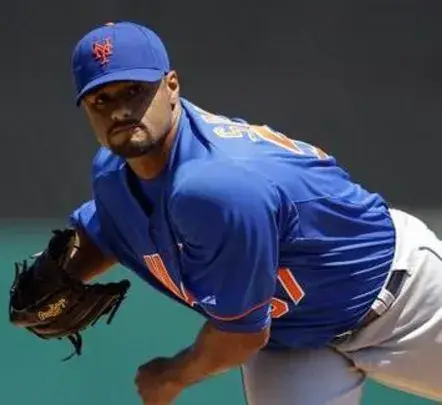 JOHAN SANTANA New York Mets 1980’s Majestic Cooperstown Throwback “St. Patty’s Day” Baseball Jersey 