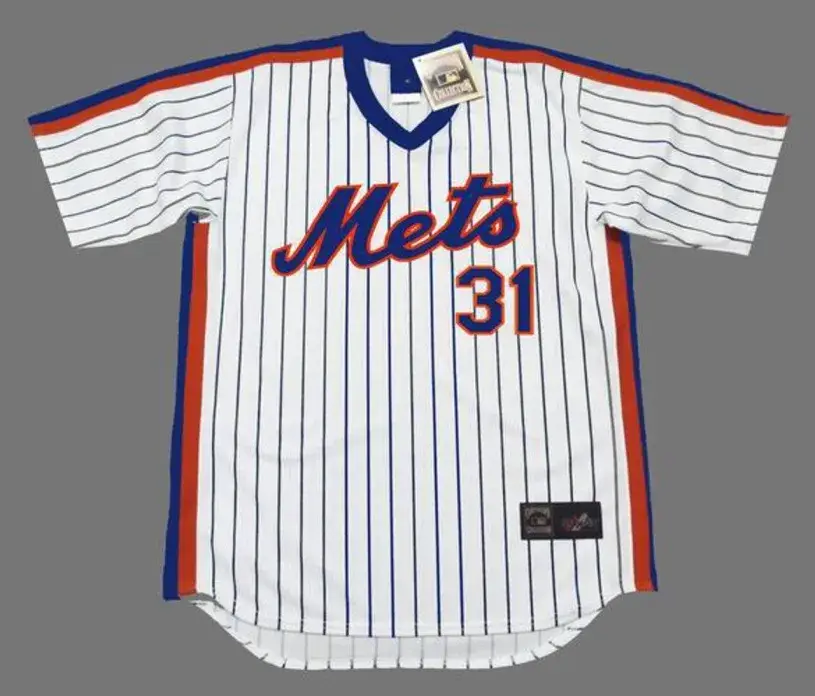 JOHN FRANCO New York Mets 1990 Majestic Cooperstown Home Baseball Jersey
