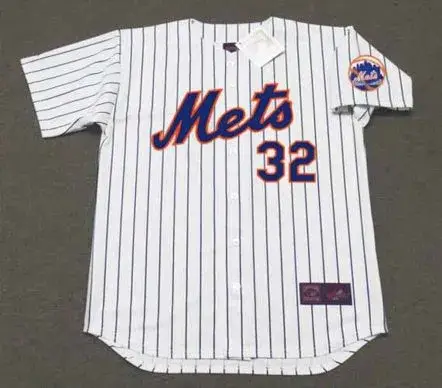 JON MATLACK New York Mets 1973 Home Majestic Baseball Throwback Jersey