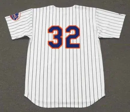 JON MATLACK New York Mets 1973 Home Majestic Baseball Throwback Jersey 