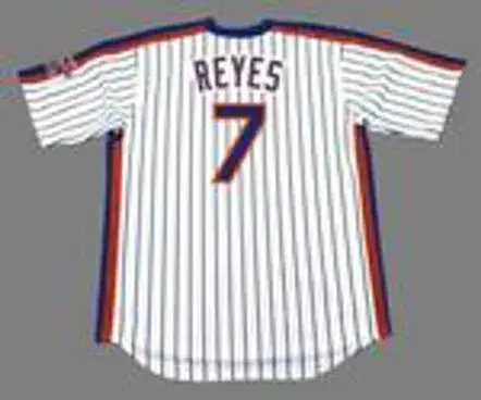 JOSE REYES New York Mets 1986 Majestic Throwback Home Baseball Jersey 