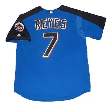 JOSE REYES New York Mets 2005 Majestic Authentic Throwback Baseball Jersey 