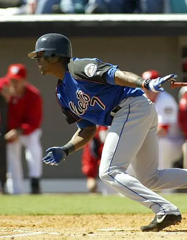 JOSE REYES New York Mets 2005 Majestic Authentic Throwback Baseball Jersey 