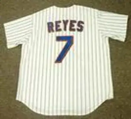 JOSE REYES New York Mets 2008 Majestic Throwback Home Baseball Jersey 