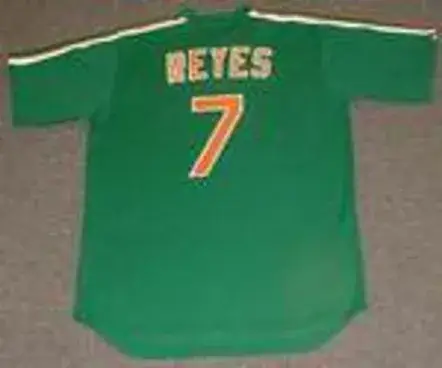 JOSE REYES New York Mets Majestic Throwback “St. Patty’s Day” Baseball Jersey 