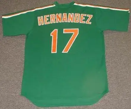KEITH HERNANDEZ New York Mets 1985 Cooperstown Throwback “St. Patty’s Day” Baseball Jersey 
