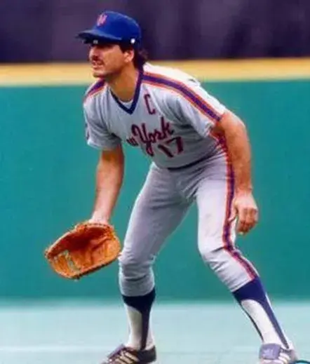 KEITH HERNANDEZ New York Mets 1987 Away Majestic Throwback Baseball Jersey 