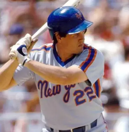KEVIN McREYNOLDS New York Mets 1987 Majestic Cooperstown Away Baseball Jersey 