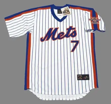 KEVIN MITCHELL New York Mets 1986 Majestic Cooperstown Home Baseball Jersey