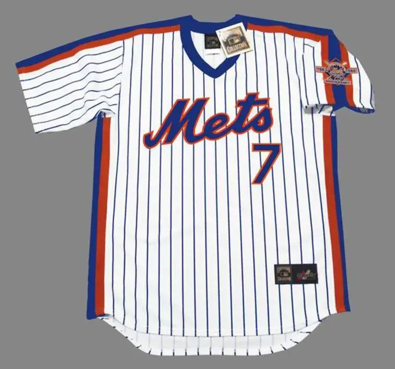 KEVIN MITCHELL New York Mets 1986 Majestic Cooperstown Home Baseball Jersey