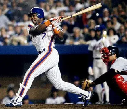 KEVIN MITCHELL New York Mets 1986 Majestic Cooperstown Home Baseball Jersey 