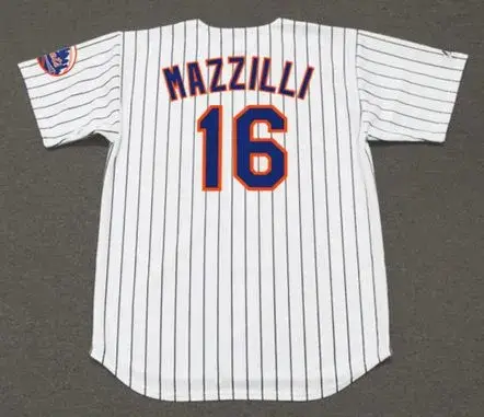 LEE MAZZILLI New York Mets 1977 Home Majestic Throwback Baseball Jersey 