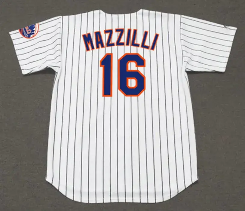 LEE MAZZILLI New York Mets 1977 Home Majestic Throwback Baseball Jersey 